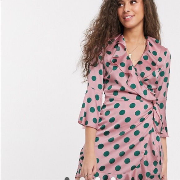 Outrageous fortune petite wrap around dress - Picture 1 of 5